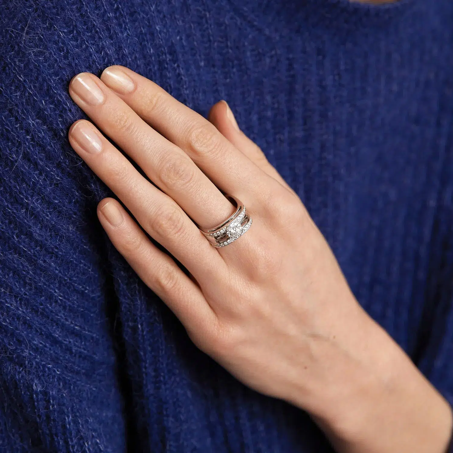 Bague Dinh Van Capucine Or Blanc – Image 4