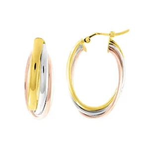 Boucles d’Oreilles 3 Ors 20mm